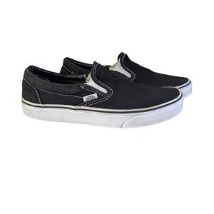 Vans Classic Black Slip On Skate Shoes US Women’s 9 Men’s 7.5